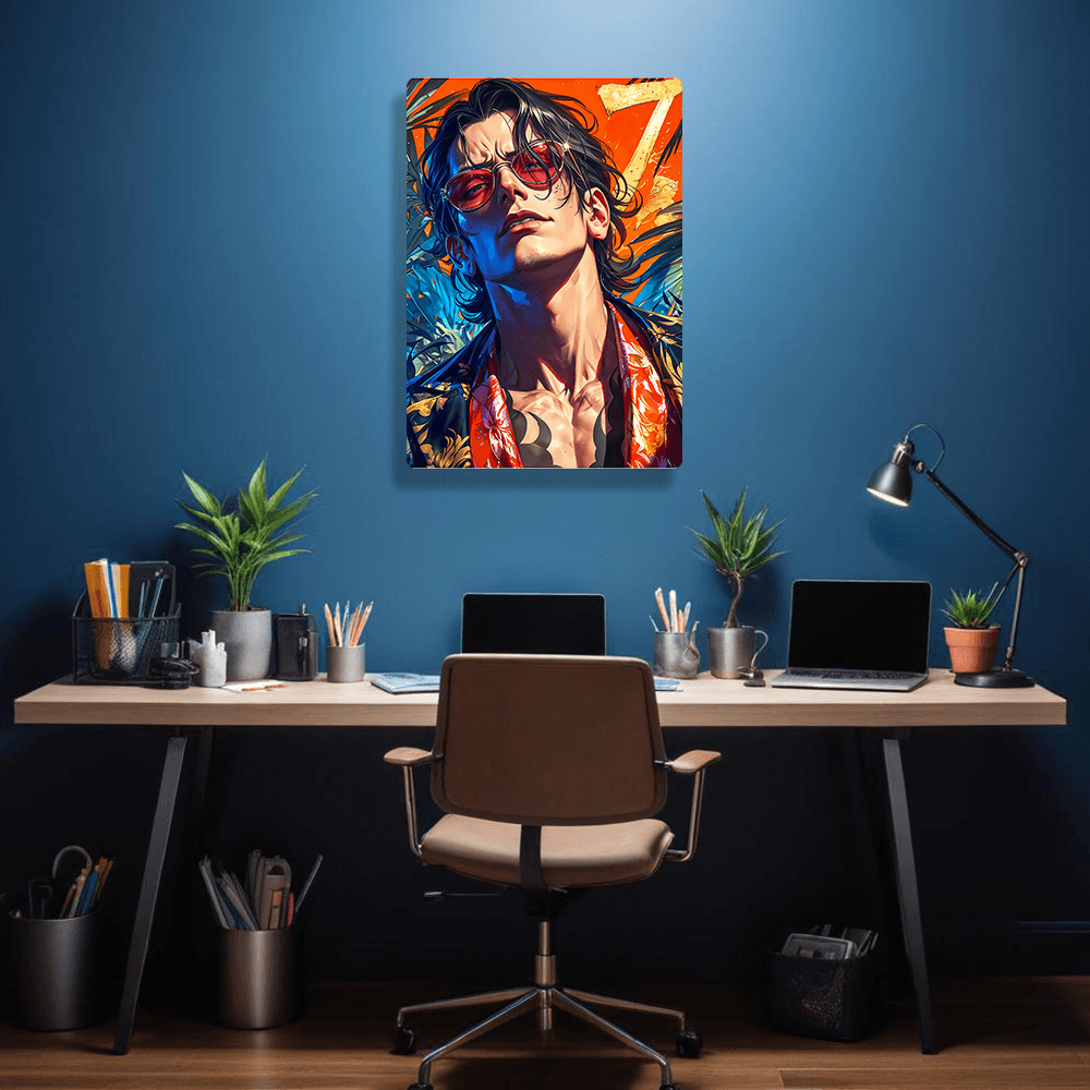 Portgas D Ace - Onepiece - Metal Poster - Losstail.