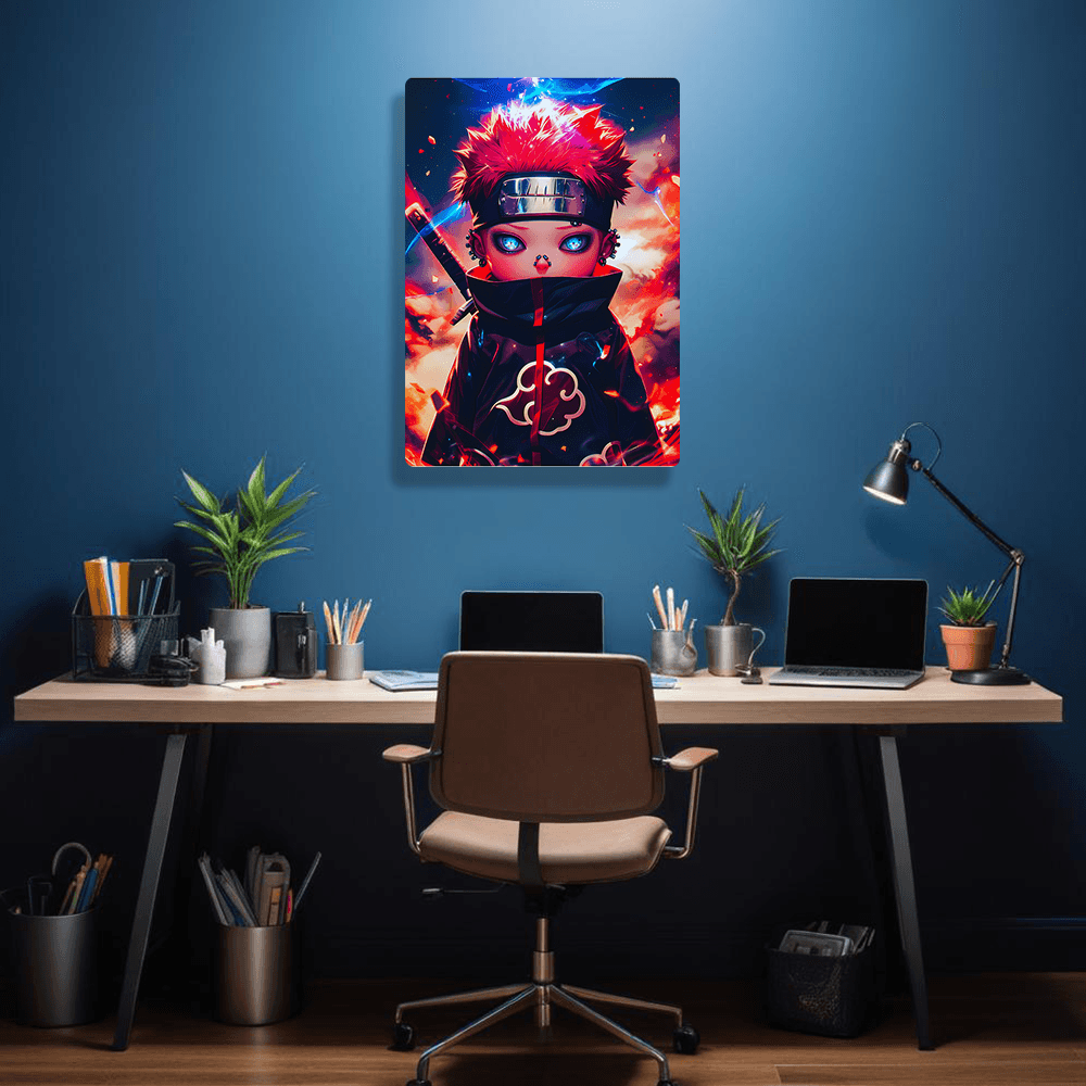 Kid Pain - Naruto - Metal Poster - Losstail.