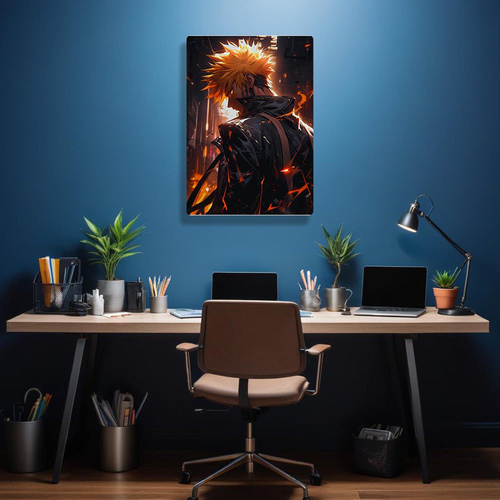 Ichigo Kurosaki - Bleach - Metal Poster - Losstail - LOSSTAIL