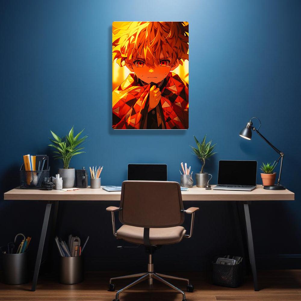 Kid Zenitsu - Demon Slayer - Metal Poster - Losstail - LOSSTAIL