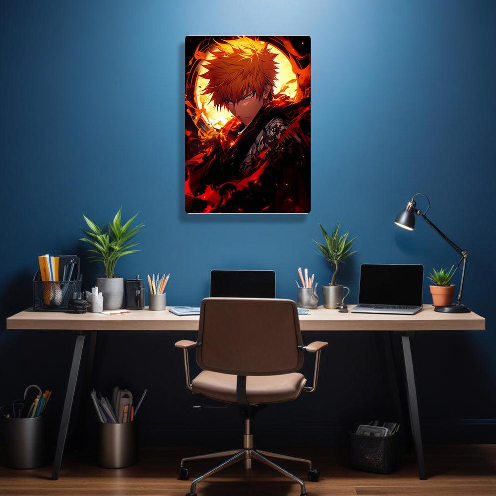 Ichigo Kurosaki - Bleach - Metal Poster - Losstail - LOSSTAIL