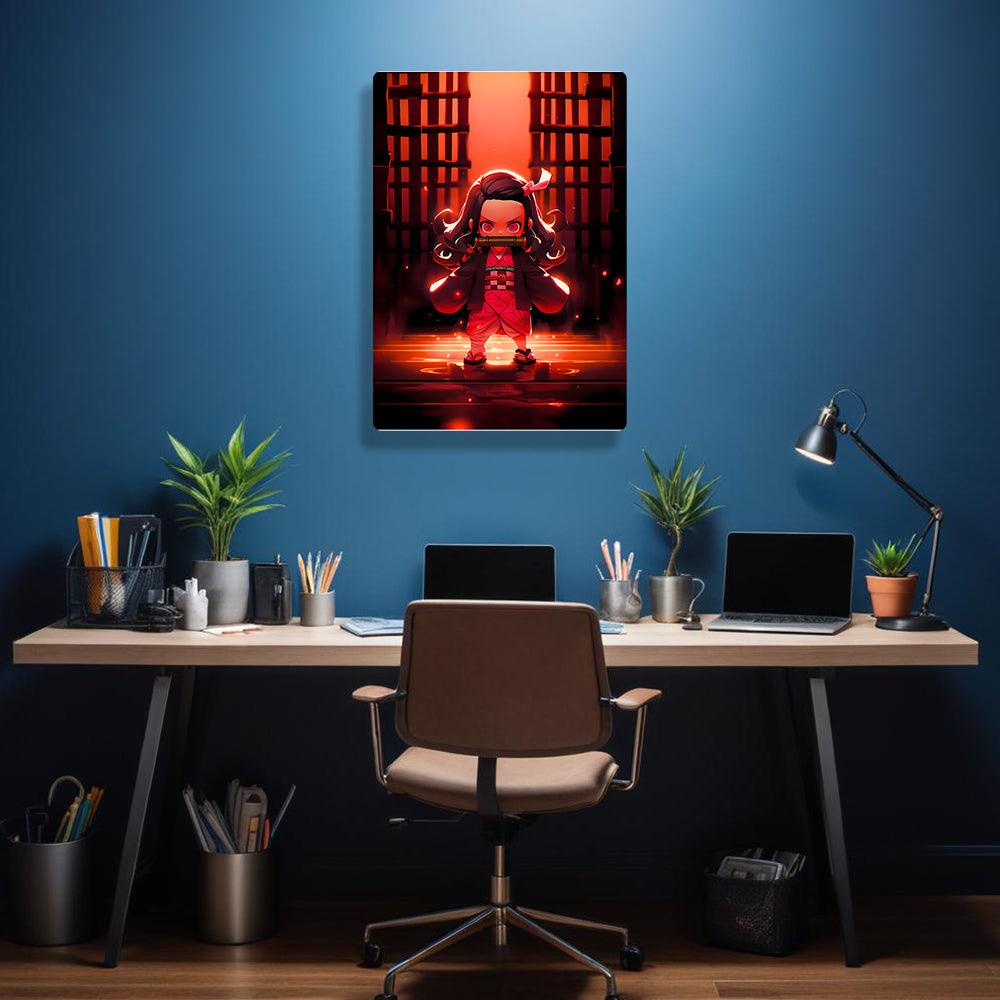 Nezuko Kamado - Demon Slayer - Metal Poster - Losstail - LOSSTAIL