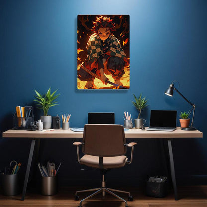 Tanjiro Kamado - Demon Slayer - Metal Poster - Losstail - LOSSTAIL