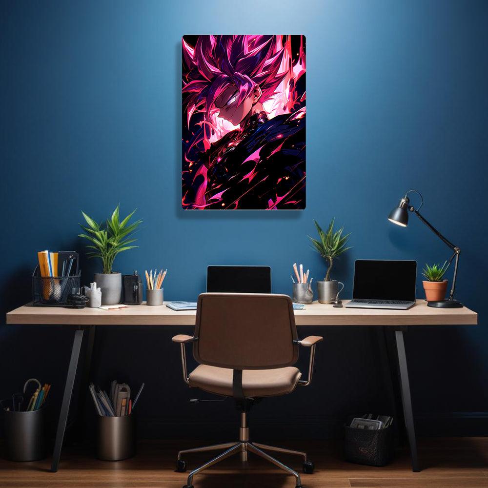 Super Saiyan Rose Goku Black - Dragon Ball - Metal Poster - Losstail - LOSSTAIL