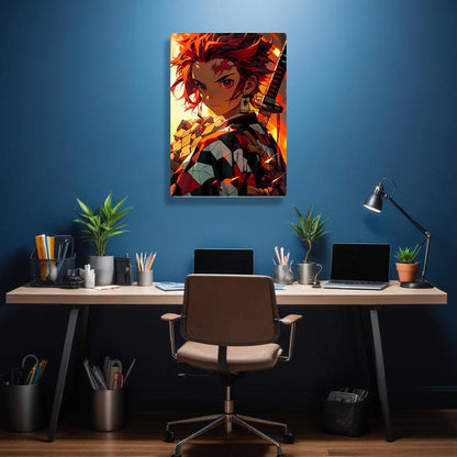 Tanjiro Kamado - Demon Slayer - Metal Poster - Losstail - LOSSTAIL