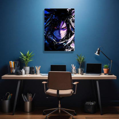 Sasuke Uchiha - Naruto - Metal Poster - Losstail