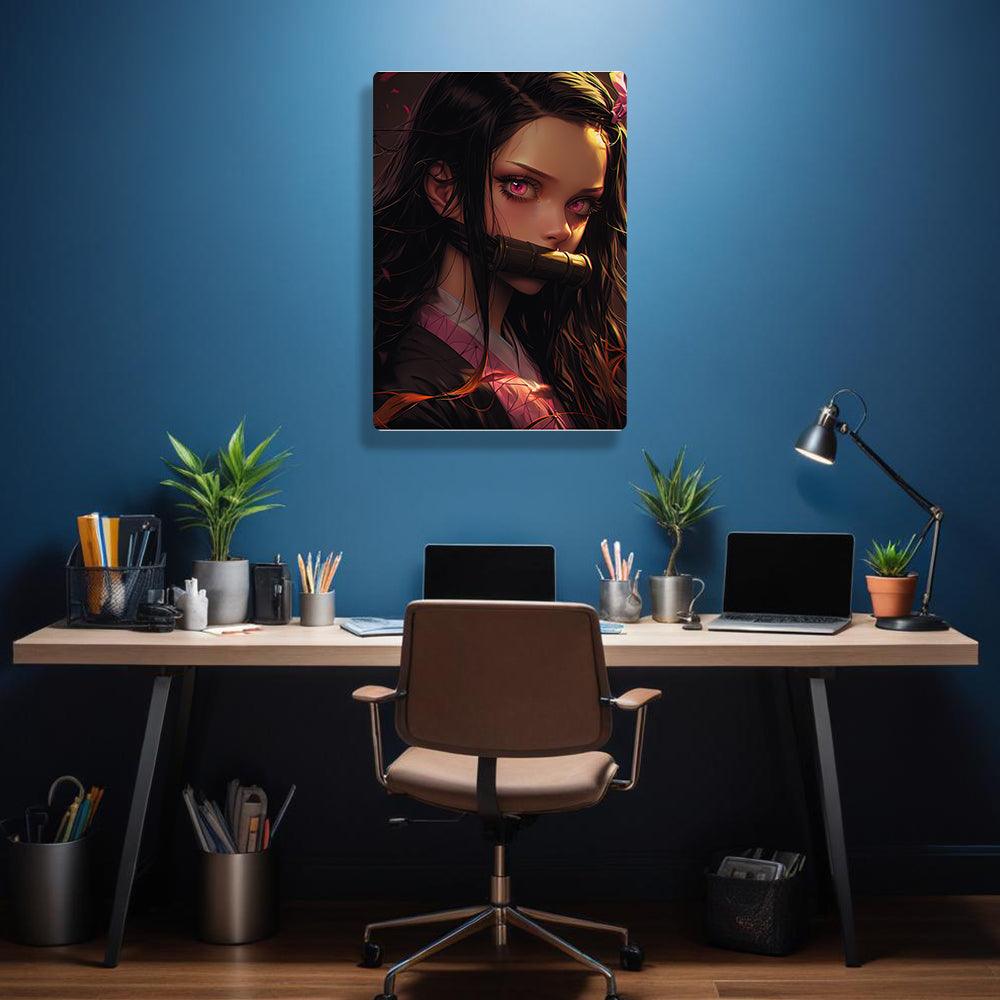 Nezuko Kamado - Demon Slayer - Metal Poster - Losstail - LOSSTAIL