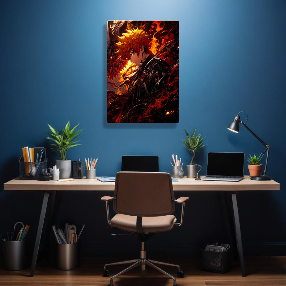 Ichigo Kurosaki - Bleach - Metal Poster - Losstail - LOSSTAIL