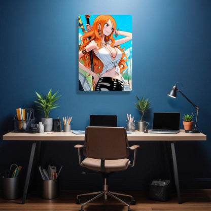 Nami - Onepiece - Metal Poster - Losstail.