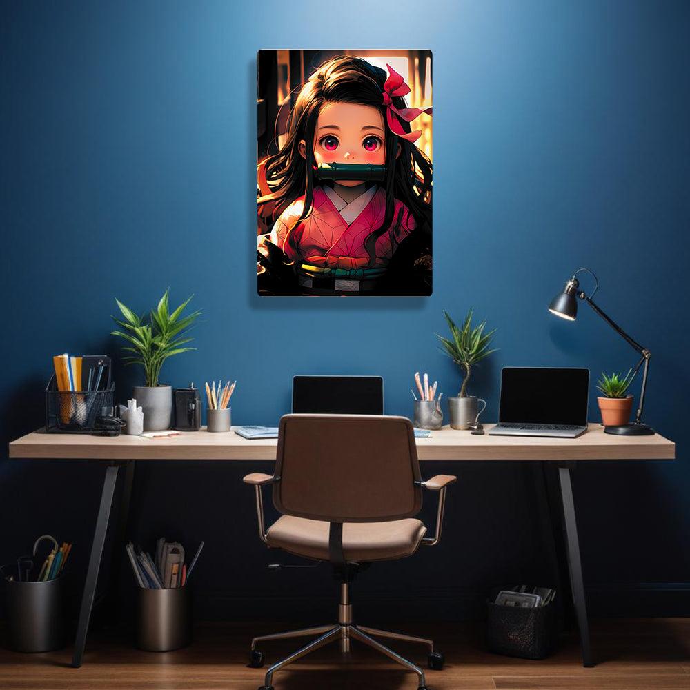 Kid Nezuko - Demon Slayer - Metal Poster - Losstail - LOSSTAIL