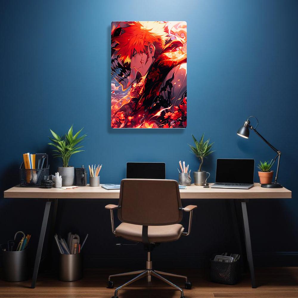 Ichigo Kurosaki - Bleach - Metal Poster - Losstail - LOSSTAIL