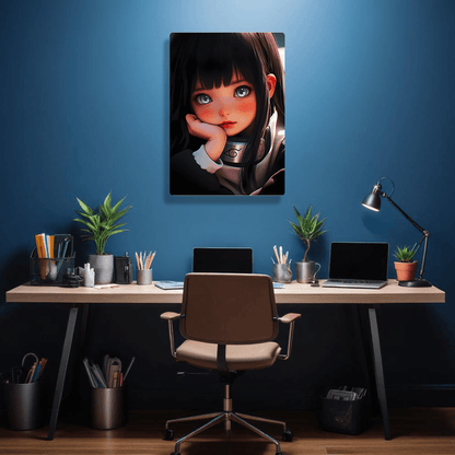 Kid Hinata - Naruto - Metal Poster - Losstail.