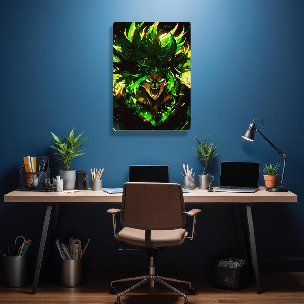 Broly - Dragon Ball - Metal Poster - Losstail - LOSSTAIL