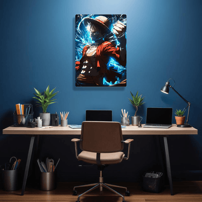 Monkey D Luffy - Onepiece - Metal Poster - Losstail.