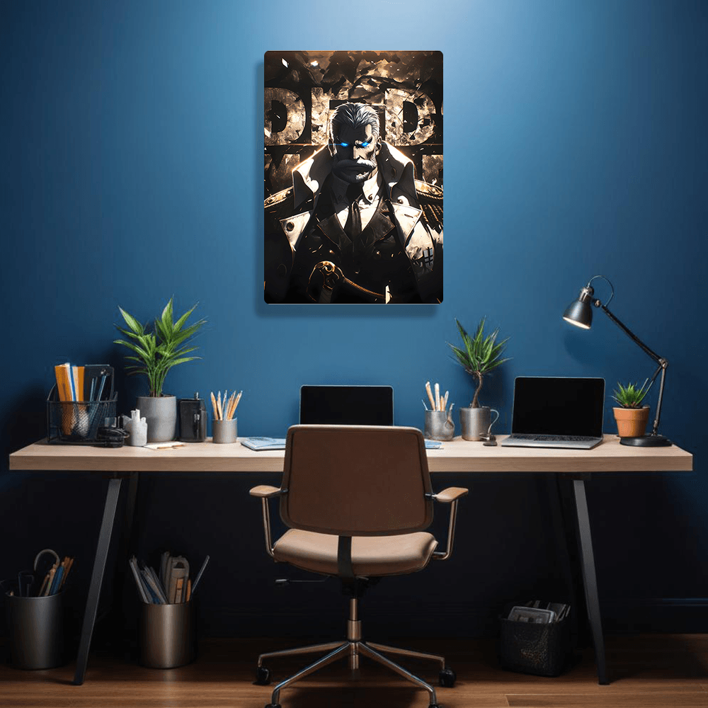 Monkey D Garp - Onepiece - Metal Poster - Losstail.