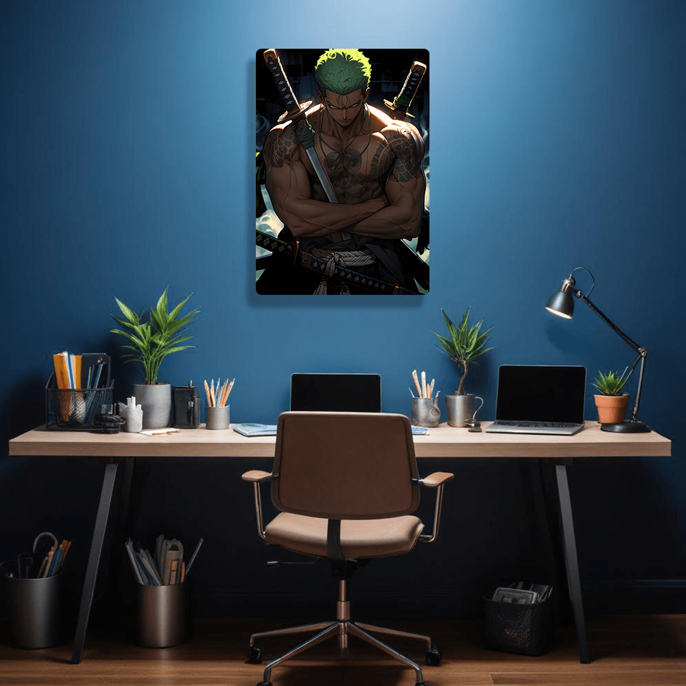 Roronoa Zoro - Onepiece - Metal Poster - Losstail.