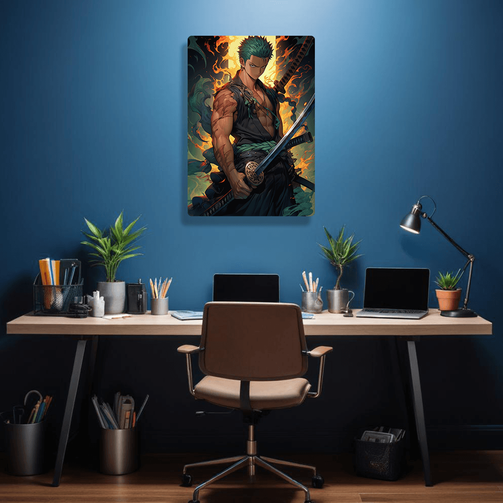 Roronoa Zoro - Onepiece - Metal Poster - Losstail.