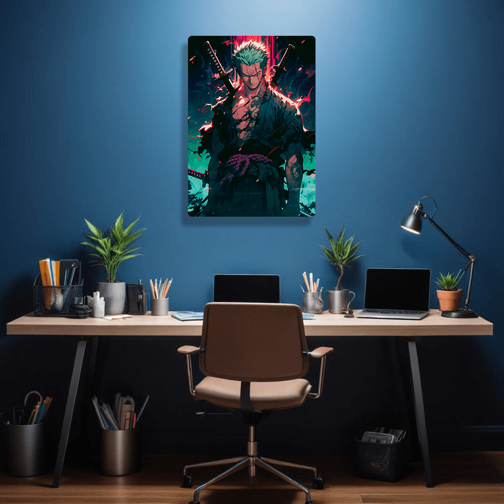 Roronoa Zoro - Onepiece - Metal Poster - Losstail.