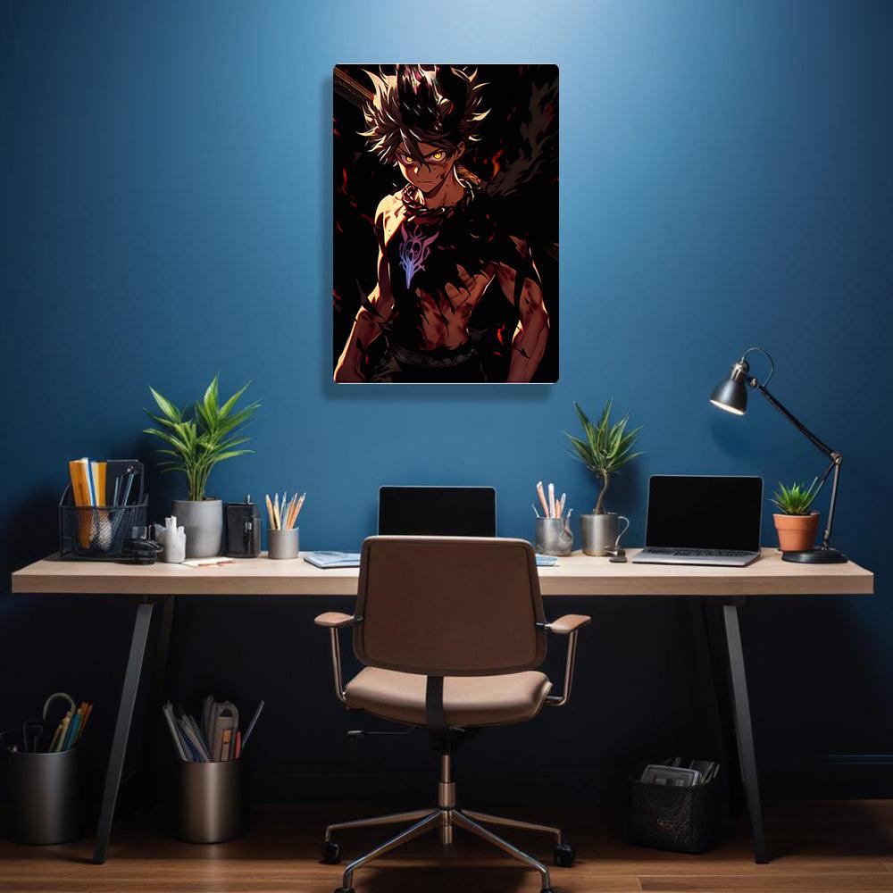 Asta - Black Clover - Metal Poster - Losstail - LOSSTAIL