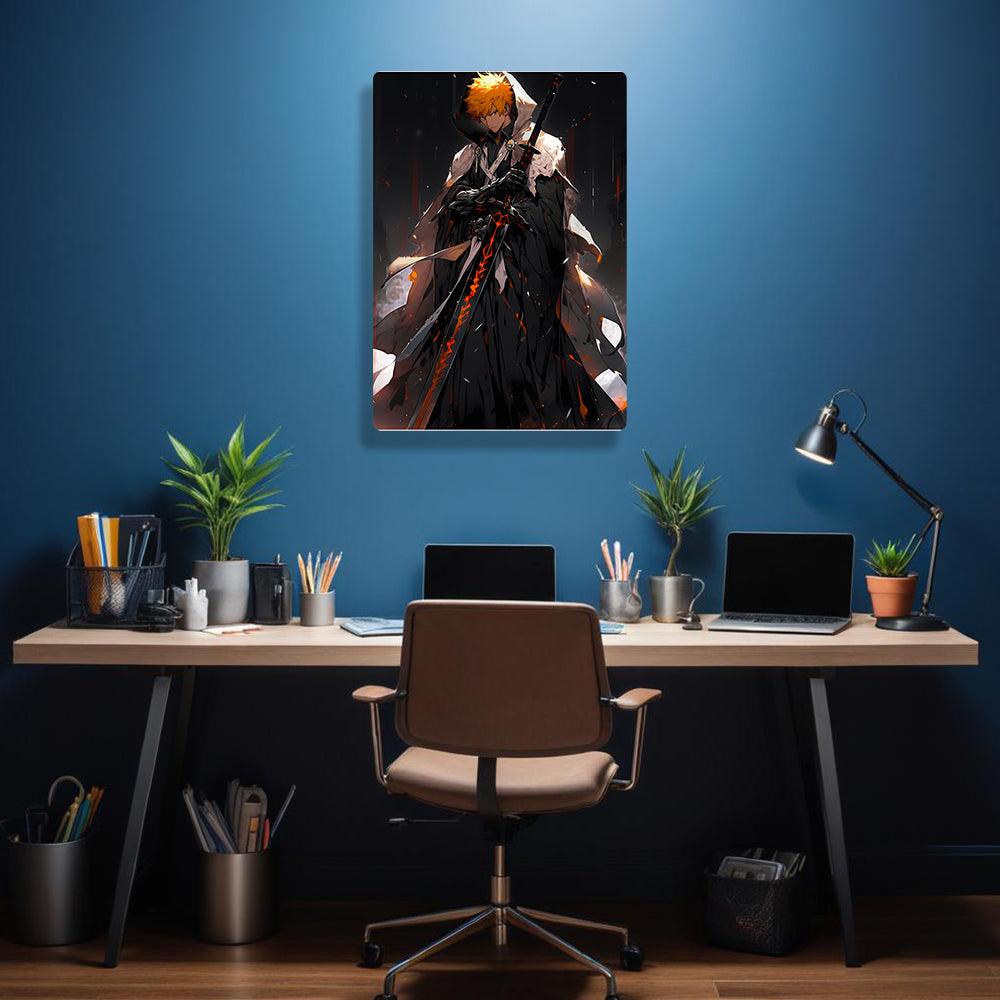 Ichigo Kurosaki - Bleach - Metal Poster - Losstail - LOSSTAIL