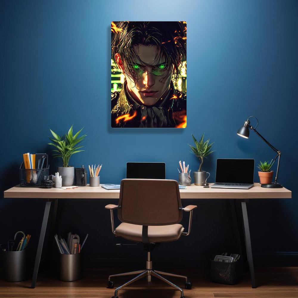 Levi Ackerman - Attack On Titan - Metal Poster - Losstail