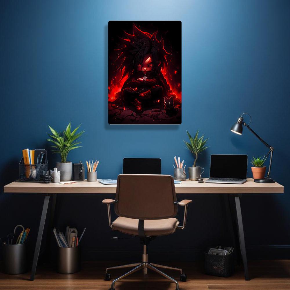 Kid Madara Uchiha - Naruto - Metal Poster - Losstail.