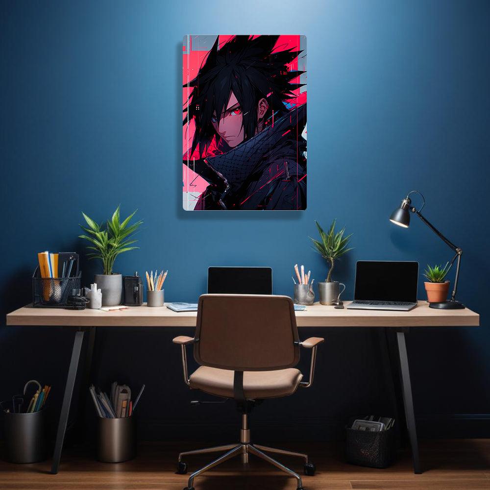 Sasuke Uchiha - Naruto - Metal Poster - Losstail