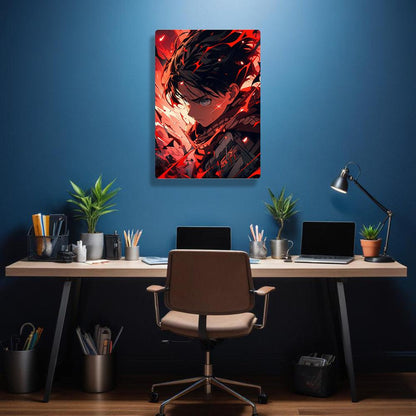 Eren Yeager - Attack On Titan - Metal Poster - Losstail