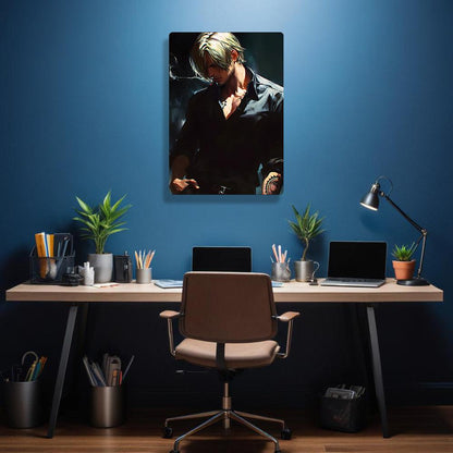 Vinsmoke Sanji - Onepiece - Metal Poster - Losstail.