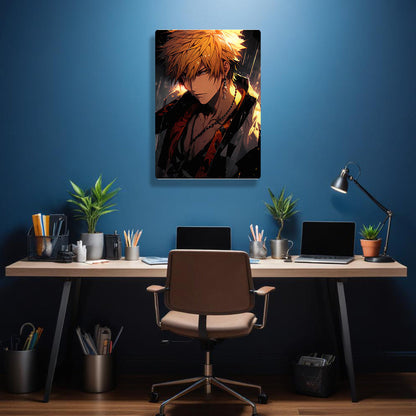 Ichigo Kurosaki - Bleach - Metal Poster - Losstail - LOSSTAIL