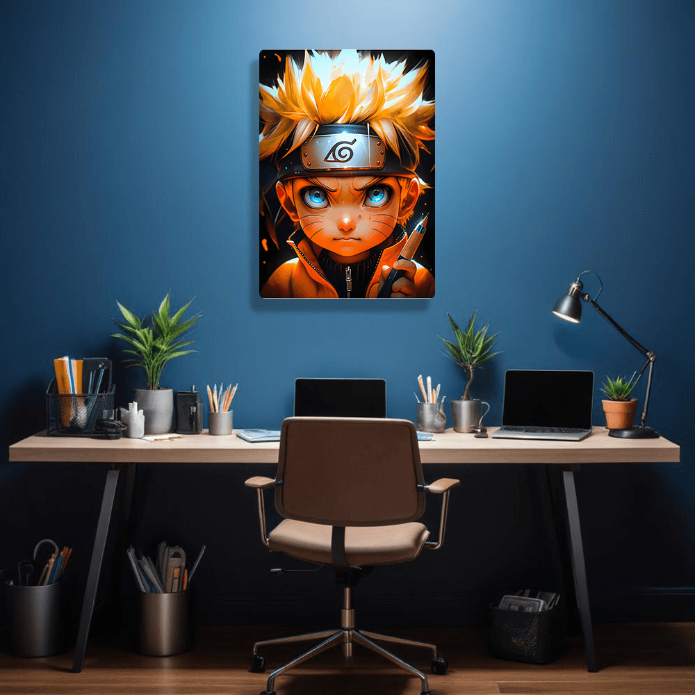 Kid Naruto - Naruto - Metal Poster - Losstail.