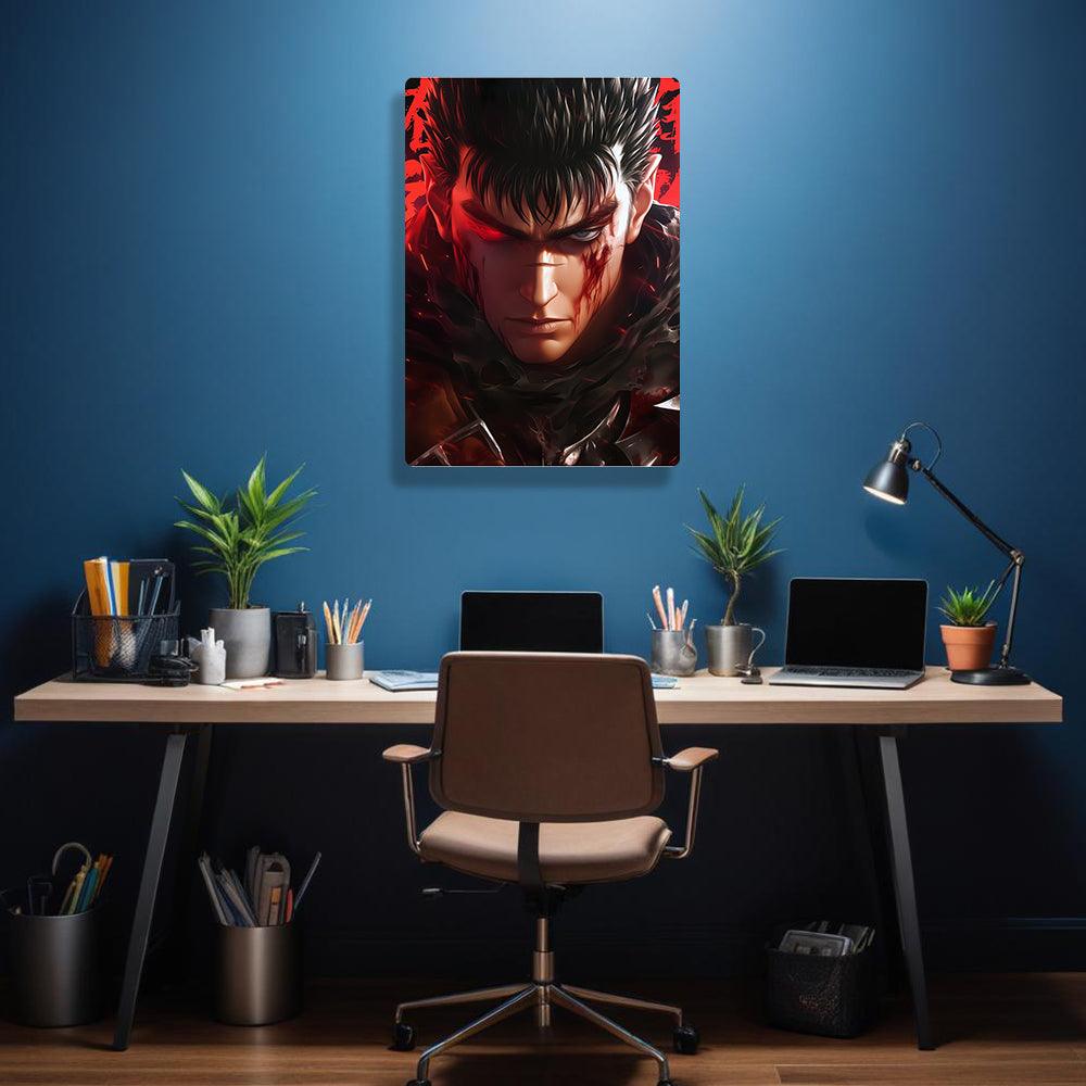 Guts  - Berserk - Metal Poster - Losstail