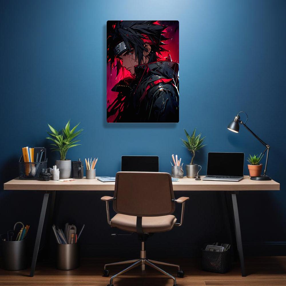 Sasuke Uchiha - Naruto - Metal Poster - Losstail