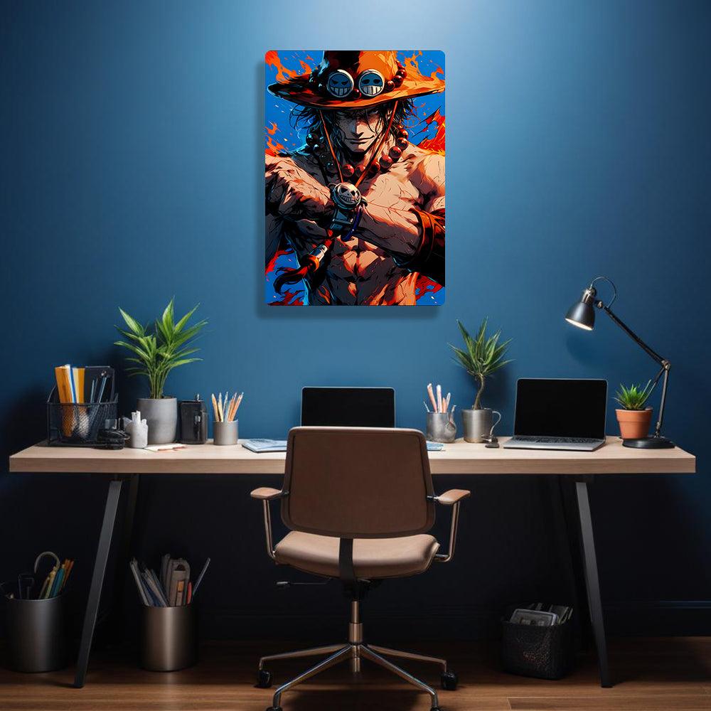 Portgas D Ace -Onepiece - Metal Poster - Losstail.