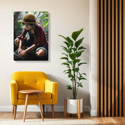 Monkey D Luffy - Onepiece - Metal Poster - Losstail.