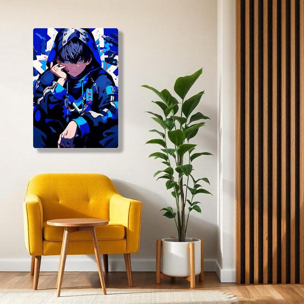 Yoichi Isagi - Blue Lock - Metal Poster - Losstail - LOSSTAIL