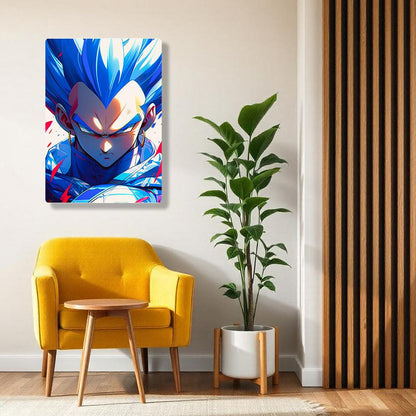 Vegeta - Dragon Ball - Metal Poster - Losstail - LOSSTAIL