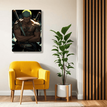 Roronoa Zoro - Onepiece - Metal Poster - Losstail.