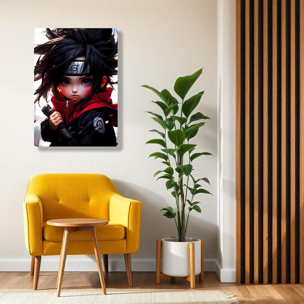 Kid Sasuke - Naruto - Metal Poster - Losstail.