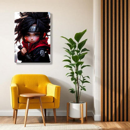 Kid Sasuke - Naruto - Metal Poster - Losstail.