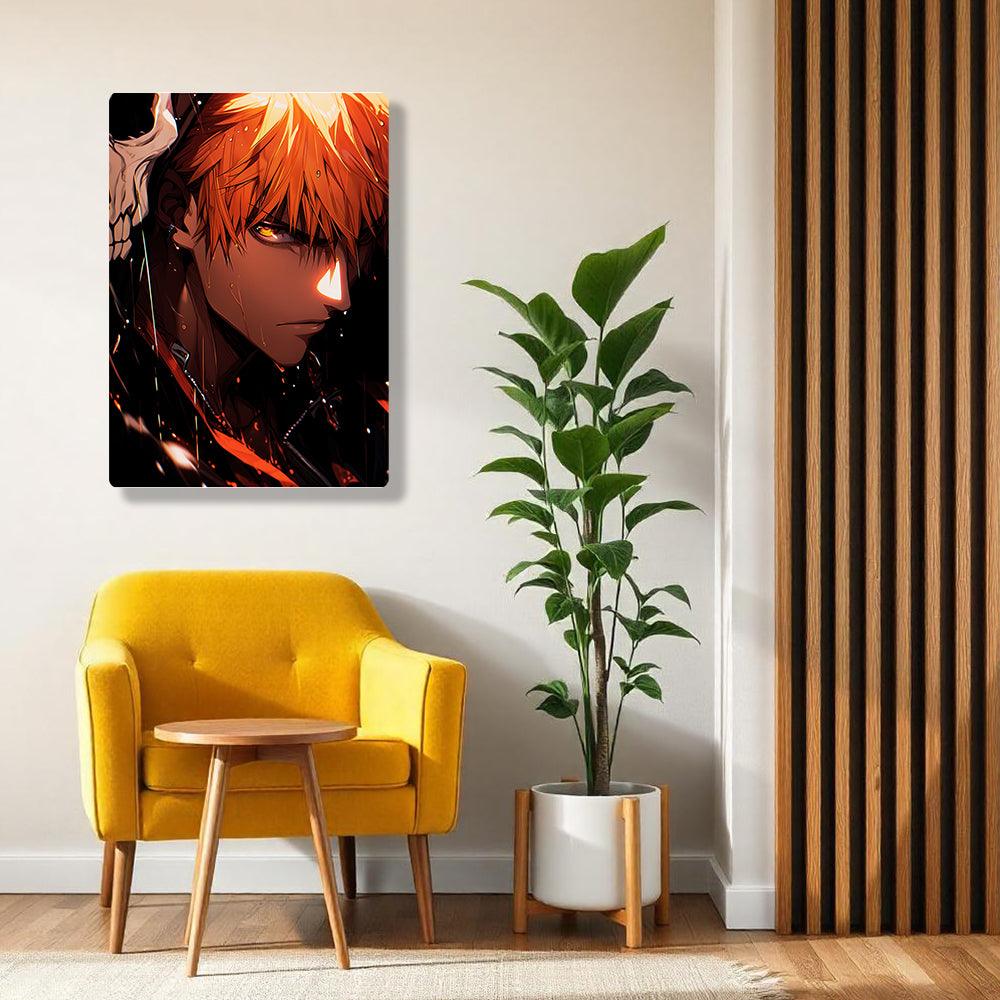 Ichigo Kurosaki - Bleach - Metal Poster - Losstail - LOSSTAIL