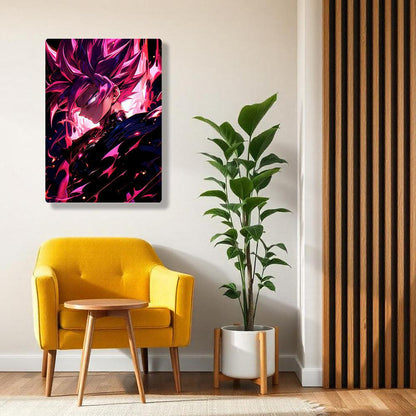 Super Saiyan Rose Goku Black - Dragon Ball - Metal Poster - Losstail - LOSSTAIL