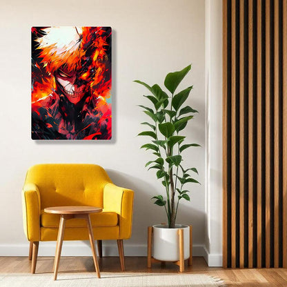 Ichigo Kurosaki - Bleach - Metal Poster - Losstail - LOSSTAIL