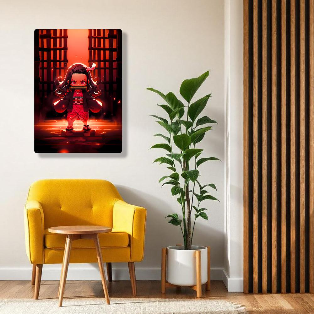 Nezuko Kamado - Demon Slayer - Metal Poster - Losstail - LOSSTAIL