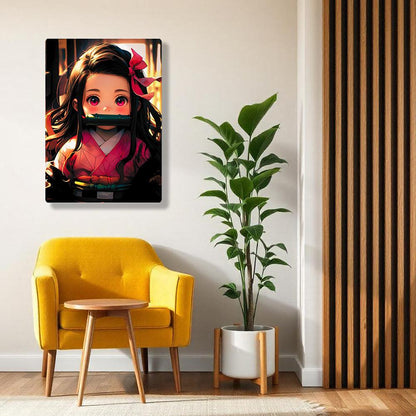 Kid Nezuko - Demon Slayer - Metal Poster - Losstail - LOSSTAIL