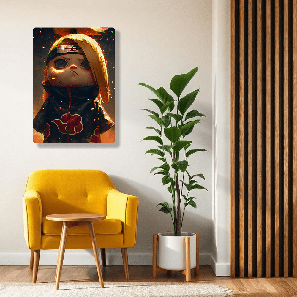 Kid Deidara - Naruto - Metal Poster - Losstail.