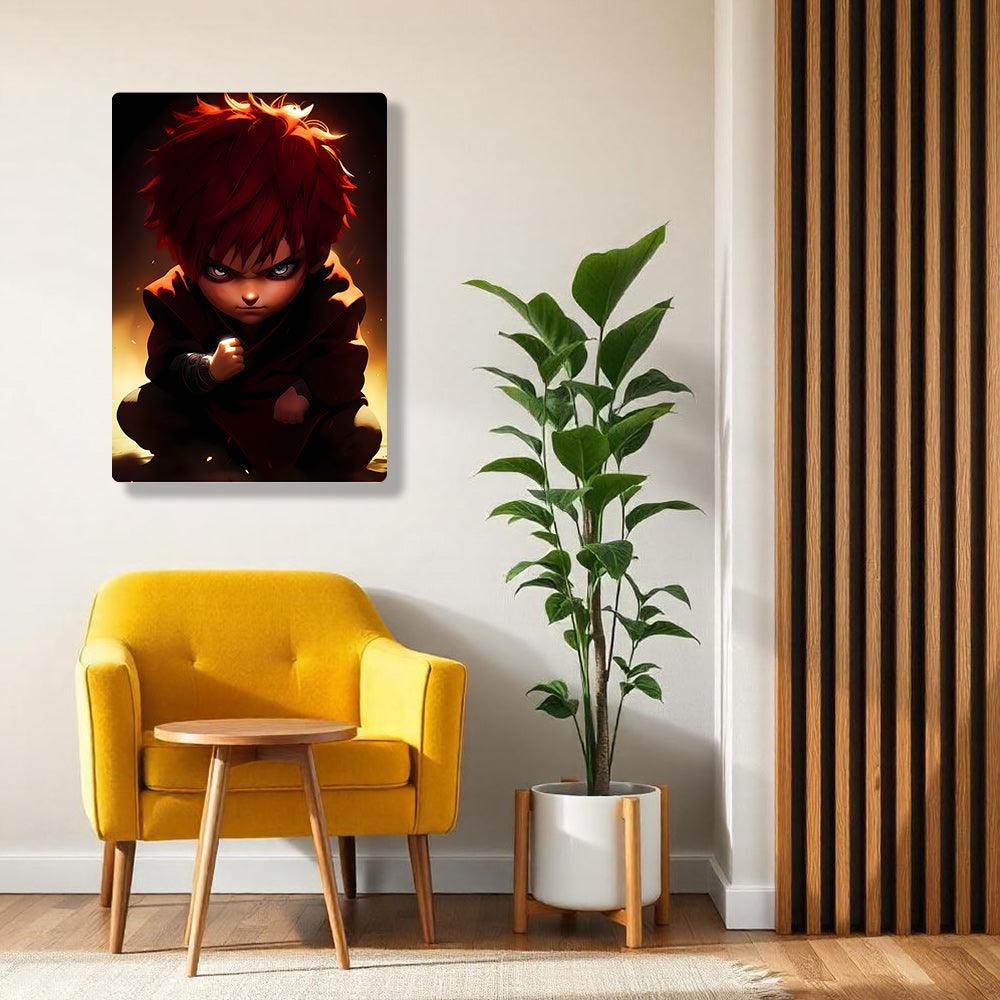 Kid Gaara - Naruto - Metal Poster - Losstail.