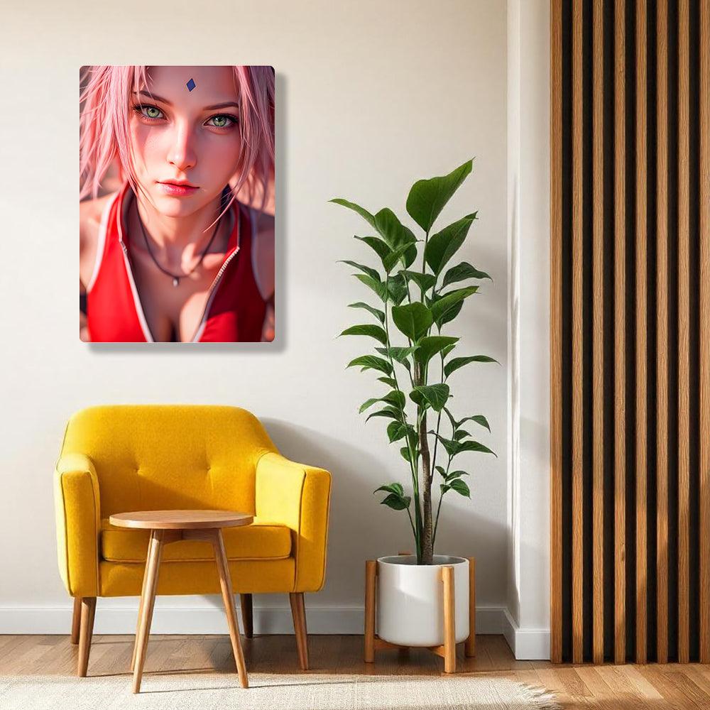 Sakura - Naruto - Metal Poster - Losstail