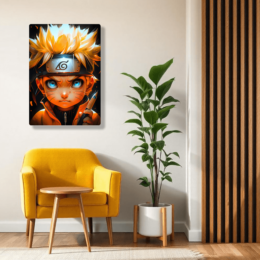 Kid Naruto - Naruto - Metal Poster - Losstail.