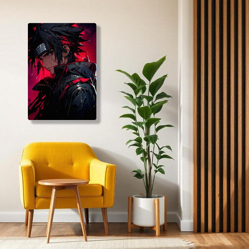 Sasuke Uchiha - Naruto - Metal Poster - Losstail